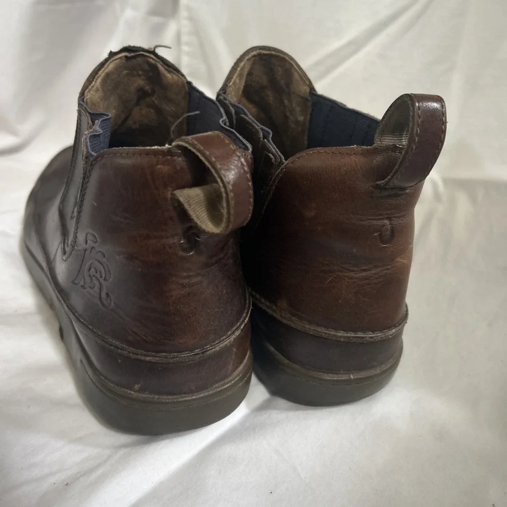 Olukai Kilauea Chelsea Boot Slip On Leather Brown Men US 9.5 10142-7027 KI0004..